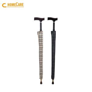 Bastón de Aluminio OEM 2 en 1 con Paraguas, Color Marrón, Modelo 640, 34.5-36cm, Clase I - Product Image 5