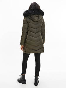 Chaqueta de Invierno Corta Acolchada con Cierre, Ecológica, Resistente al Viento, para Mujer, de Alta Calidad, al por Mayor - Product Image 4