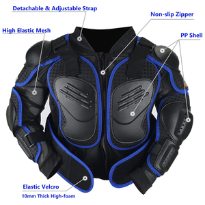 Heavy Duty Motorbike <b>Racing</b> <b>Jacket</b> Protective Motorcycle Leather Wear with Reinforced Safety Panels - Product Image 5