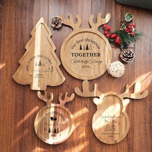 Personalized Wooden Storage Tray Rectangle Engraved <b>Name</b> Minimalist Design Table Single Tier Jewelry Bathroom Tableware - Product Image 4
