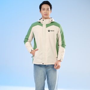 Haute qualité imperméable hommes vestes d'hiver Beige vert couleur tissu doux respirant Logo personnalisé expédition rapide - Product Image 2