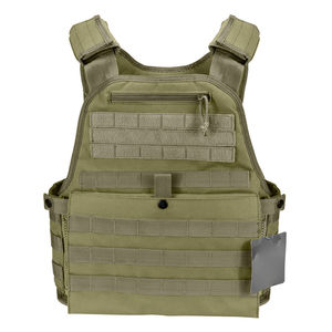 Chaleco de Caza y Entrenamiento al Aire Libre al por Mayor, Portaplacas de Camuflaje Personalizado, Chaleco Transpirable e Impermeable de Lona de Tallas Grandes - Product Image 1