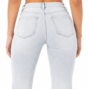 Jeans de Mezclilla con Paneles de Encaje para Mujer, Elásticos, Elegantes, Cómodos, Modernos, Suaves, Transpirables - Product Image 5