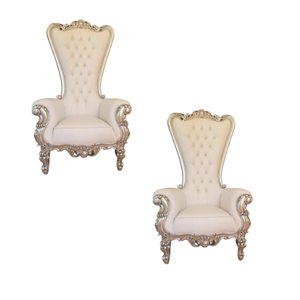 Antique Luxury Design Throne <b>Chair</b> Decor Weddings Throne Wedding Bridal <b>Chairs</b> For <b>Hotel</b> And Wedding Event Direct Factory - Product Image 5