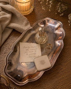 copper tray metal handle copper tray <b>side</b> handles copper tray ring handles copper tray cut handles copper tray sturdy grip - Product Image 1