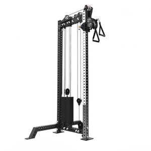 Torre de cable de pila de peso de entrenador funcional único de acero inoxidable de grado comercial <span class=keywords><strong>con</strong></span> accesorios de fila baja y cable - Product Image 1