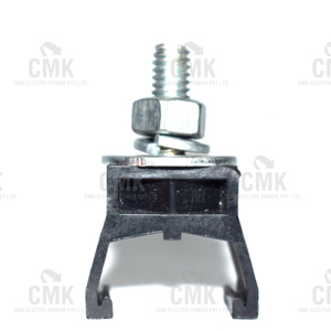 Supports de barres omnibus en acier doux durables, pinces de suspension 240V 50Hz 8cm, emballage en boîte, fabriqué en Inde, usage industriel, vente en gros OEM CMK ELECTRO - Product Image 1