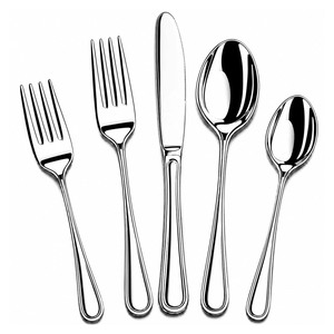 ชุดอุปกรณ์ครัวแบบใหม่ ชุดช้อนส้อมพิมพ์โลโก้ตามสั่ง ชุดช้อนส้อมขายดี - Product Image 1