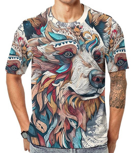 T-shirt pour homme de haute qualité en gros, 100% coton tricoté, respirant, coupe ample, impression personnalisée, grande taille, 300g - Product Image 1