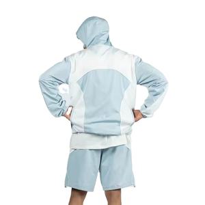 ชุดวอร์มกันลมคุณภาพสูงแบบขายส่ง ชุดเซ็ต 2 ชิ้น ชุดกางเกงขาสั้นไนลอนสองชั้นแบบสั่งทำพิเศษ - Product Image 4