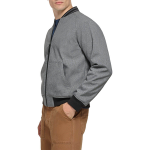 High Quality New Custom Winter Embroidery Hooded Breathable Windproof <b>Soft</b> <b>Shell</b> Bomber <b>Jacket</b> for <b>Men</b> Best Material - Product Image 2