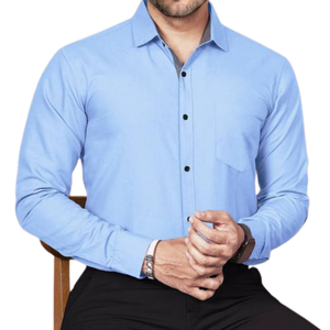 Chemise décontractée en velours côtelé marron pour homme, manches longues, col rabattu, couleur unie, tissu sergé respirant, idéale pour l'automne - Product Image 6