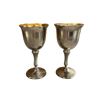 Rust-Proof Drinkware Wine <b>Glass</b> <b>Stainless</b> Steel Wine <b>Glasses</b> Set of 2 Modern Round Stemware Unbreakable Party Goblets - Product Image 4