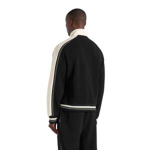 Conjunto Deportivo para Hombre con Cierre Completo, Cuello Alto, Pantalones Anchos, Ribete en Contraste, Cintura Elástica, Dos Piezas, Venta al Por Mayor, Personalizado OEM - Product Image 2