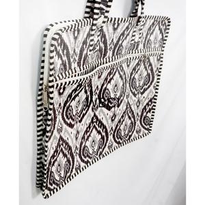 Eco Friendly 100% Cotton Block Print Classic Laptop <b>Bag</b> with Handle and Backpack Strap Protective Design Large Capacity - Product Image 6
