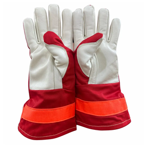Leather Work <b>Gloves</b> Men Women. Eco-Friendly Breathable Elbow-Length Four Seasons Outdoor Gardening Tig/Mig Welding Construction - Product Image 3