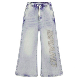 Ensemble de survêtement unisexe personnalisé délavé à l'acide, violet et gris, avec sweat à capuche zippé, pantalon de survêtement évasé, lettres en strass, en molleton bouclette, style streetwear tendance - Product Image 4