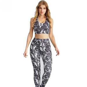 Soutien-gorge de sport et pantalon personnalisés, sublimation sur mesure, tendance, à la mode et respirants, pour l'été, faible MOQ, prix abordable. - Product Image 6