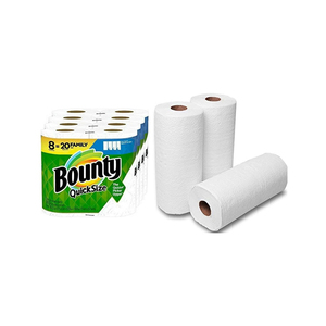 Serviettes en papier Bounty Select A Size de qualité supérieure, blanches, 12 rouleaux doubles, lot de 12, prix de gros, meilleur prix, vente limitée - Product Image 1