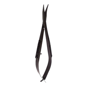 Ciseaux à ressort professionnels pour manucure, revêtement couleur titane, lame droite fine et tranchante, en acier métallique, ciseaux à ressort pour manucure - Product Image 6