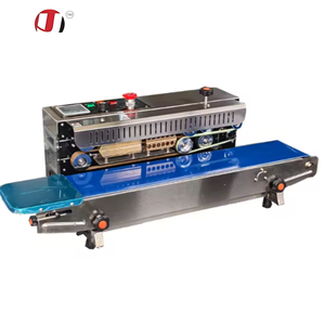 Scelleuse à bande continue UPACK FR-770, largeur de scellage 6-13 mm, machine à sceller les sacs en plastique avec insertion du sac par le côté gauche - Product Image 3