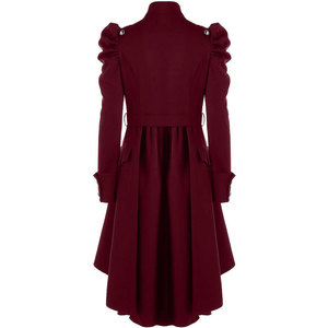 <b>Gothic</b> Vintage Womens Steampunk Victorian Swallow Tail Long Trench Coat <b>Jacket</b> Wholesale OEM ODM - Product Image 6