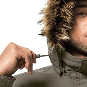 Parkas de Talla Grande para Hombre, Chaqueta con Capucha, Abrigo Masculino, Ropa de Abrigo Informal Negra, Chaquetas Sublimadas Cómodas - Product Image 5