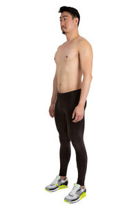 Leggings de Compresión para Hombre, Pantalones Deportivos de Poliéster y Elastano, Leggings Elásticos para Correr, Venta al Por Mayor OEM - Product Image 2