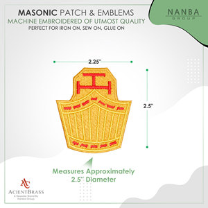 Embroidered High Priest Cut Out Patches Low Price Uniform Accessories for Outdoor Use - Product Image 3