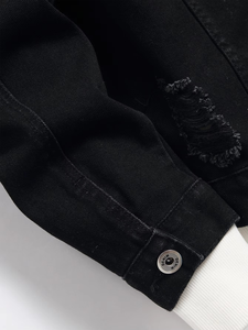 Chaquetas de lona vaquera vintage para hombre, fabricadas a medida, de alta calidad, con cremallera, color personalizado, para invierno. - Product Image 5