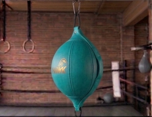HAWK Heavy Double End Speed Ball PU Leather Hanging Punching Bag with Easy Install for Universal Boxing Training - Product Image 3