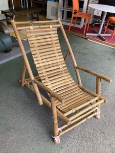 Chaise longue en bambou sélectionnée, faite à la main, excellent rapport qualité-prix, pour la maison et les centres de villégiature - Product Image 5