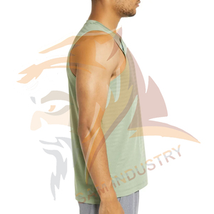 Hot Sale Men <b>Tank</b> <b>Tops</b> High Quality Gym Wear Customized Colors Logo <b>Vintage</b> Style Polyester/Cotton Breathable Men <b>Tank</b> <b>Top</b> - Product Image 2