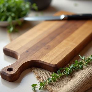 Planche à découper en bois rustique - Product Image 2