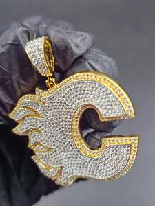 Pendentif Hip Hop de Luxe en Moissanite, Bijou en Argent 925, Charme Tendance, Accessoire de Mode pour Fête, Unisexe, Laysware Jewels - Product Image 2