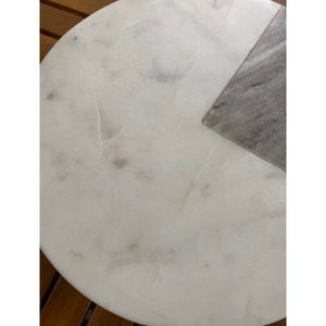 Elegante Plato Giratorio de Mármol y Madera, Ideal para Decorar Mesas de Comedor y Servir Comida, Hecho a Mano en India - Product Image 5