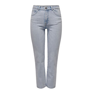 Jeans de Lona para Mujer, Corte Ajustado, Cintura Media, Cómodos, con Tela Transpirable y Costuras Resistentes, Ideales para Uso Diario Prolongado en Invierno - Product Image 1