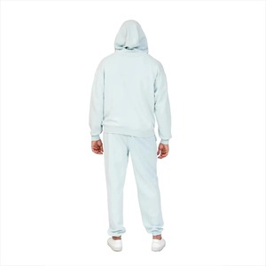 Unisex Winter Plus Size Acid Wash Tracksuit Vintage Oversized Seamless Hoodie Sweatpants Jogger <b>Set</b> Custom XXL Size Streetwear - Product Image 4