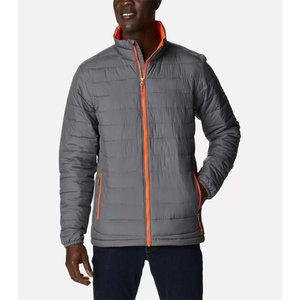 Chaqueta Acolchada de Nylon para Hombre, Personalizada al por Mayor, con Cierre Frontal, Manga Larga, para Otoño e Invierno, Ropa Exterior Informal, Chaqueta Acolchada con Relleno de Plumón - Product Image 3