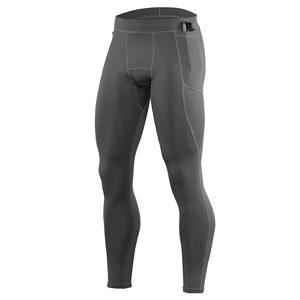 Breathable Men's Workout <b>Tights</b> with Custom Logo for Sports Training and Fitness Enthusiasts - Product Image 1