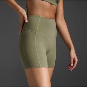 Shorts de Playa Elegantes para Mujer, Cintura con Bolsillos Laterales, Transpirables, de Secado Rápido, Ecológicos, de Poliéster/Algodón, para Natación y Surf - Product Image 1