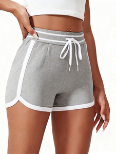 Shorts de sport élégants pour femmes à taille haute et séchage rapide - Leggings de yoga effet ventre plat et rehausseur de fesses couleur chair pour le fitness et la course à pied - Product Image 3