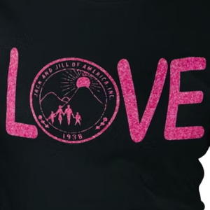 เสื้อยืดแขนสั้นลายกราฟิก Black Love สำหรับผู้หญิง เสื้อแฟชั่นลำลอง สไตล์ประดับเพชร เสื้อสตรีทแวร์ ใส่ได้ทุกวัน - Product Image 5
