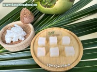 Premium Biologische Vietnamese Nata De Coco Rauwe Kokosolie DK BIO 15mm Kosher Halal ISO 22000 Gecertificeerd Dessert Dranken Bulk