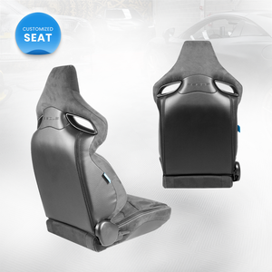 Siège de jeu Premium Uniq, chaise de course pour ordinateur robuste et inclinable, ergonomique, dossier haut, pivotant et réglable - Product Image 3