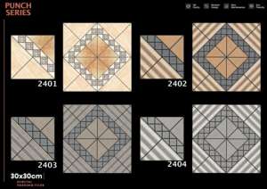 Carreaux de sol numériques haut de gamme pour extérieur, en céramique mate, 300x300mm (30x30cm, 12x12 pouces) pour terrasses et parkings - Product Image 5