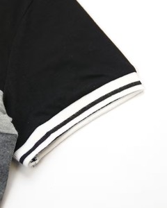 Boys Embroidered Knitted Cotton Polo Neck T-Shirt Short Sleeve Anti-Wrinkle 180g Summer Casual Wear Quick Dry Eco-Friendly Solid - Product Image 4