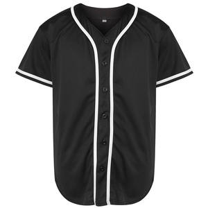 Custom Blank Wholesale Baseball Uniform Sublimation Print Front Quick Dry Crew Neck 100% <b>Polyester</b> <b>Shirt</b> - Product Image 6