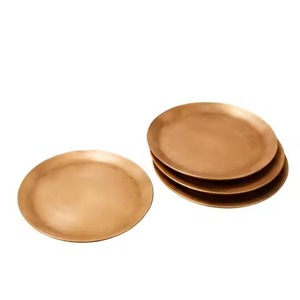 Classic Collection Copper Coaster Set Elegant <b>Table</b> <b>Protector</b> for Coffee Cups Wine Glasses Restaurant Hotel Bar - Product Image 6