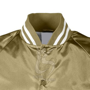Custom Logo <b>Men</b> Satin Jacket OEM ODM Wholesale Outerwear <b>Men</b> Satin Fashion Jacket Comfortable Party Wear Satin Jacket - Product Image 5